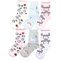 TupTam Kinder Socken Bunt Gemustert 6er Pack für Mädchen