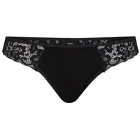 CALIDA Natural Comfort Lace Thong schwarz | Gr.: M