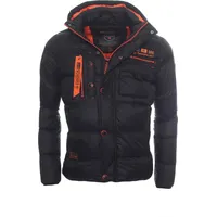 Geographical Norway Herren Stepp Winterjacke Citernier Kapuze Black 3XL