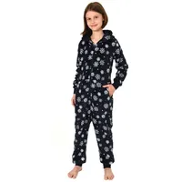 Normann Jumpsuit Overall Onesie Schlafanzug Eiskristall Sterne Optik |