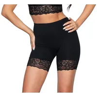 Alkato Damen Longpants mit Spitze Unterhose mit Bein Miederpants