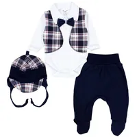 TupTam Baby Kleidung Set Body Strampelhose Mütze Bekleidungsset Jungen