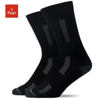SNOCKS Wandersocken Schwarz 35-38 L