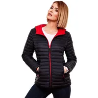 Marikoo Damen Steppjacke Übergangsjacke gesteppte Jacke mit Kapuze Frühjahr