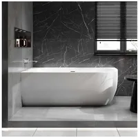 Bernstein Freistehende Badewanne Bernstein Lena Corner Acryl Weiß glänzend