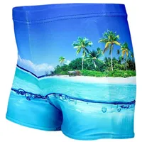 Aquarti Badehose mit Motiv – Schwimmhose Jungen Enganliegend, Badehosen