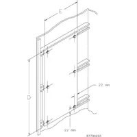 Nvent hoffman nVent Montageplatte 1800x600 A18SMP6GE