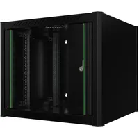 Lanview RWM09U56BL (9 HE, 19 Zoll Rack), Serverschrank, Schwarz