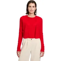 Betty Barclay Kaschmir-Strickjacke mit Rippbündchen Rot,38 | 38