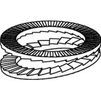 HEICO Befestigungstechnik Keilsicherungsscheibe R 88032 HLS- 6S A 4