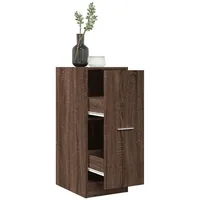 VidaXL Apothekerschrank Braun Eichen-Optik 30x41x77,5 cm Holzwerkstoff