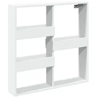 VidaXL Wandschrank Weiß 80x15x80 cm Holzwerkstoff