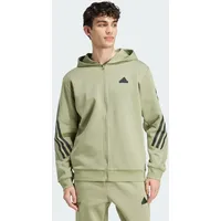 Adidas Future Icons 3-Streifen Kapuzenjacke - tent green -
