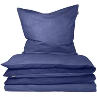 SCHIESSER Doubleface Feinbieber blau 155 x 220 cm +