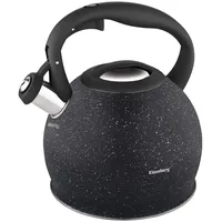 Klausberg Marmor Edelstahl Flötenkessel Teekessel Wasserkessel 2 Liter KB-7320