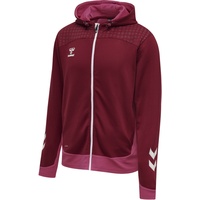 Hummel Lead Zip Poly Hoodie Kinder rot 164