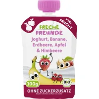 Erdbär Freche Freunde Quetschie Joghurt, Banane, Erdbeere, Apfel &
