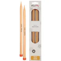 KnitPro Basix Beech Lange Nadeln 12" (30cm) | 12mm