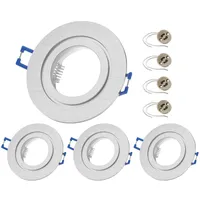 Sweet Led Einbaustrahler 4er Set rund Aluminium IP44