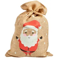 Folia Nikolausbeutel Weihnachtsmann groß 35,0 x 50,0 cm 1