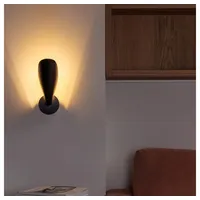 Faro BARCELONA wandleuchte liggera, schwarz, Stahl, Breite 10,3 cm