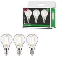 Paulmann 29200 Eco-Line Filament 230V LED Tropfen E14 3er-Pack