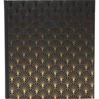 Exacompta Fotoalbum 60 schwarze Seiten Néo Déco - Schwarz