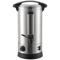Juskys Glühweinkocher Teramo 10 Liter aus Edelstahl mit Zapfhahn