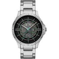 Giorgio Armani Armani Exchange Herrenuhr Edelstahl silber Herren