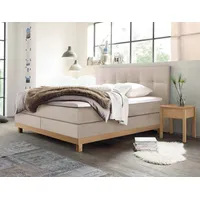 Hasena Bella Boxspringbett 140-180 cm Braun / beige Liegefläche:160