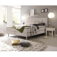 Hasena Fleur Boxspringbett 140-180 cm beige Liegefläche:180 x 200