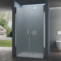 SoGood doporro Duschtür Nischentür dusche Duschabtrennung Duschkabine 85cm Nischendrehtür