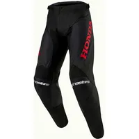 Alpinestars Honda Racer Iconic Textilhose - Schwarz/Rot / 32