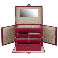 FRIEDRICH23 Schmuckkoffer Cordoba 26391-40 - rot