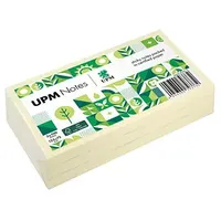 Upm notes Haftnotizen doppelte Haftung gelb, 3 Blöcke