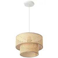 Lux.pro Hängeleuchte Ascot Ø30 cm Rattanoptik [ lux.pro