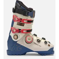 K2 Recon 120 BOA Herren Skischuhe Light Beige/Blau/Rot 29,5