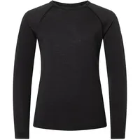 Super.natural Tundra175 Langarm-t-shirt - Jet Black - 110 cm