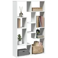 VidaXL Bücherregal Weiß 72x20x120 cm Holzwerkstoff