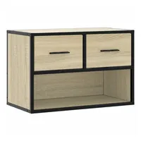 VidaXL TV-Schrank Sonoma-Eiche 60x31x39,5 cm Holzwerkstoff und Metall