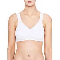 SUSA Damen Bügelloser 7619 BH, Blickdicht, weiß, 75C