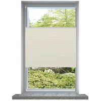 VidaXL Plissee Faltrollo Rollo Plisseerollo 60x125cm Creme