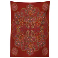 ABAKUHAUS Mandala Tischdecke, Motiv Traditionelles Paisley, Pflegeleicht mit Modernster