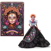 Barbie Signature Día De Muertos Sammelfigur mit schwarzem Kleid