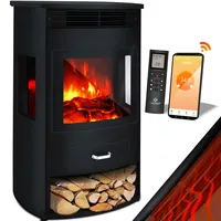 Kesser KESSER® Prio Elektrokamin mit Heizung Heizlüfter Fernbedienung WiFi