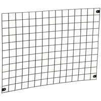 [en.casa] Wandgitter Sæby Metall 75 x 55 cm Schwarz