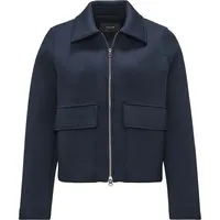 Opus Sweatjacke GIDAL Boxy Fit Blau 40