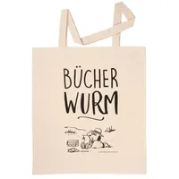 UNITED LABELS Bag shopping - natural - Bücherwurm