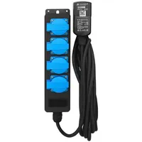 Allegra 4-fach Verteilersteckdosenleiste mit USB und MID Stromzähler PH10