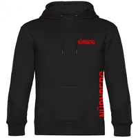Multifanshop Hoodie Druck Rot Schwarz 3XL